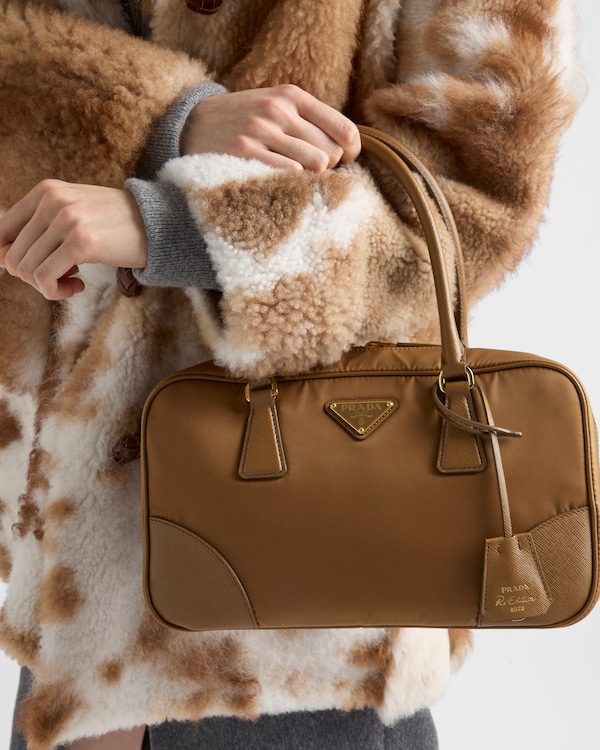 Prada Re-Edition 1978 medium Re-Nylon and Saffiano leather two-handle bag Prada Re-Edition 1978 medium Re-Nylon and Saffiano leather two-handle bag