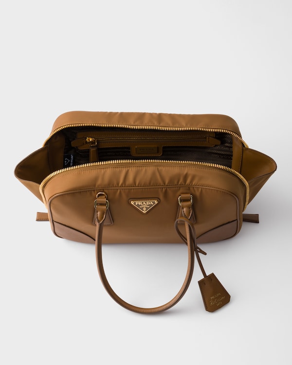 Prada Re-Edition 1978 medium Re-Nylon and Saffiano leather two-handle bag Prada Re-Edition 1978 medium Re-Nylon and Saffiano leather two-handle bag