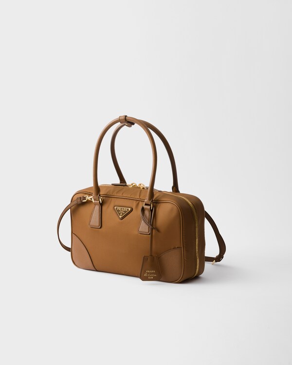 Prada Re-Edition 1978 medium Re-Nylon and Saffiano leather two-handle bag Prada Re-Edition 1978 medium Re-Nylon and Saffiano leather two-handle bag
