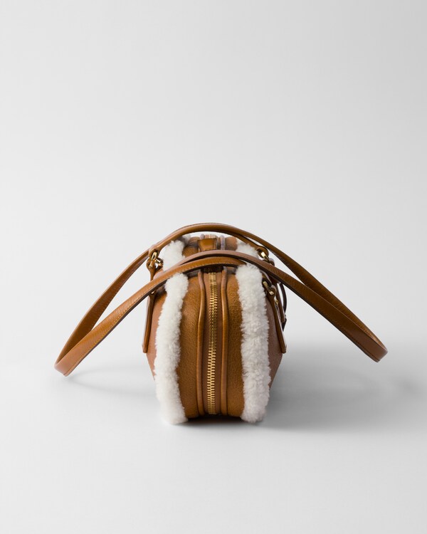 Medium shearling two-handle bag Medium shearling two-handle bag