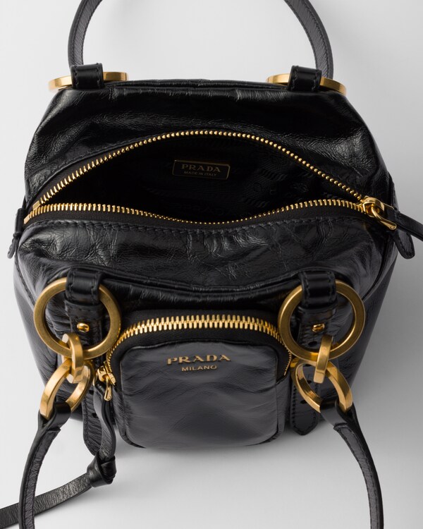 Prada Dangle mini leather top-handle bag Prada Dangle mini leather top-handle bag
