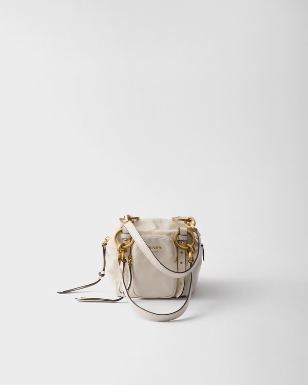 Prada Dangle mini leather top-handle bag Prada Dangle mini leather top-handle bag