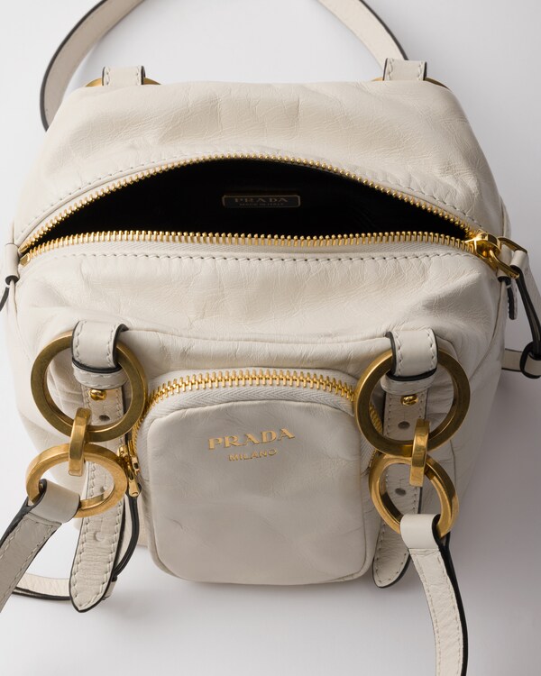 Prada Dangle mini leather top-handle bag Prada Dangle mini leather top-handle bag