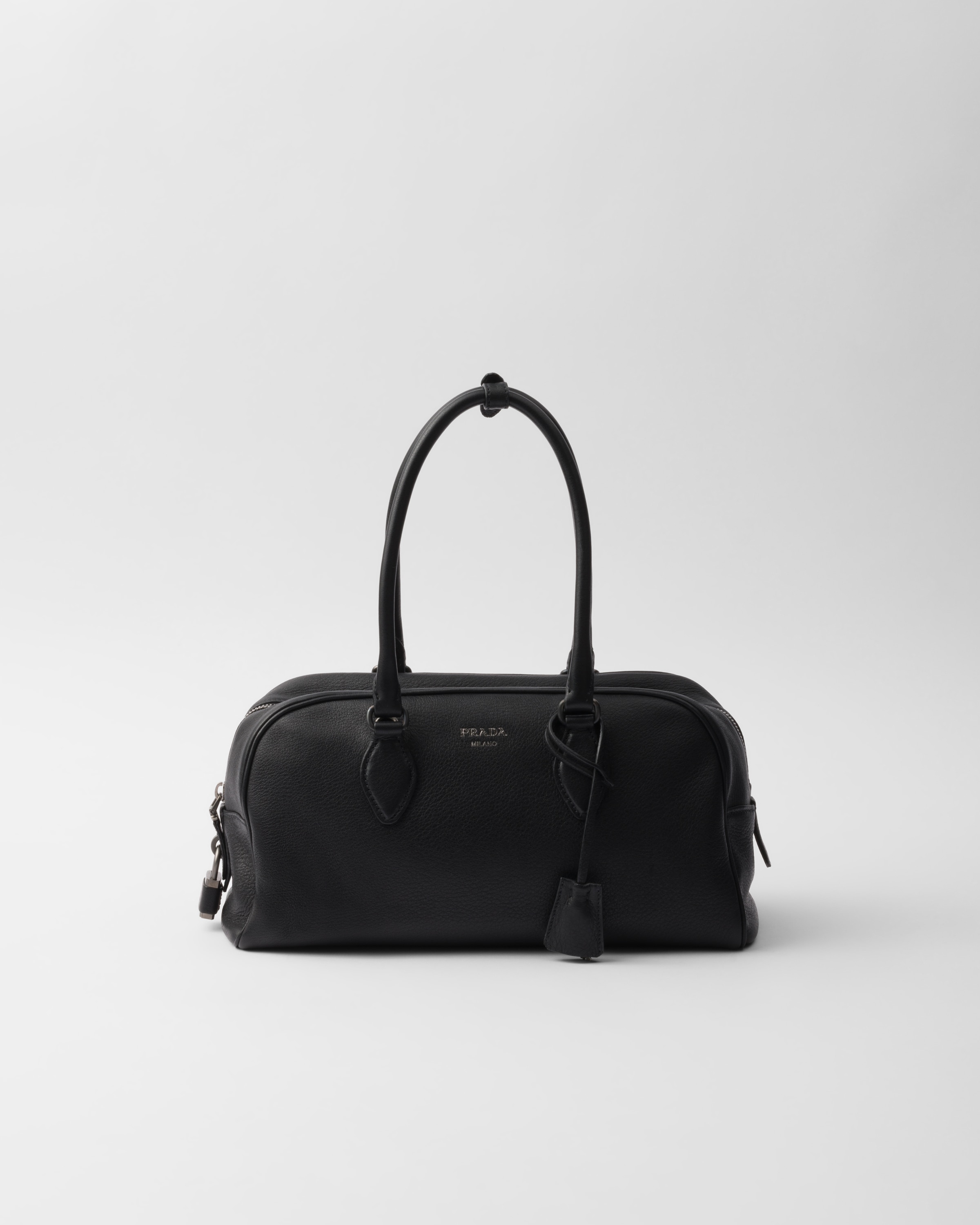 ⭐︎美品⭐︎ PRADA ブラック レザーハンドバッグ プラダ ハンドバッグ レディース ブラック PRADA 1BB114 V TOO