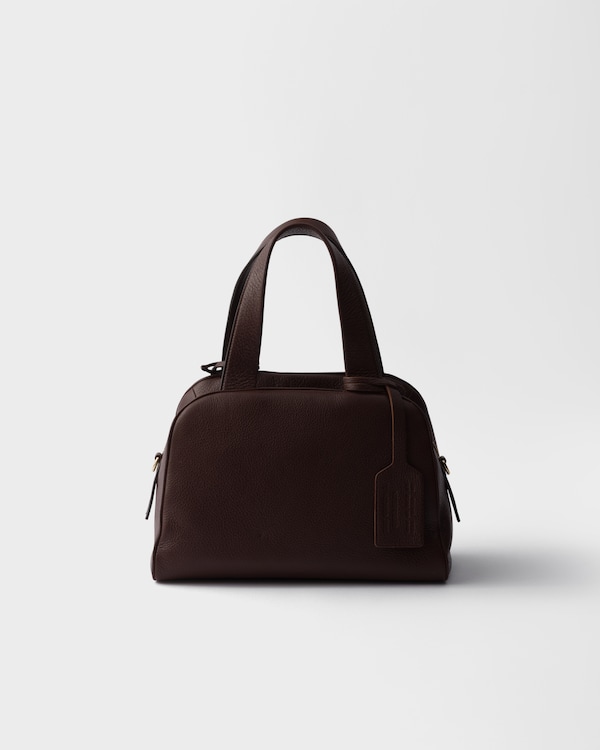 Medium leather top-handle bag - Sienna Medium leather top-handle bag - Sienna