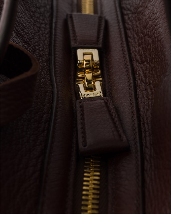 Medium leather top-handle bag - Sienna Medium leather top-handle bag - Sienna