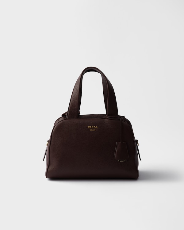 Medium leather top-handle bag - Sienna Medium leather top-handle bag - Sienna
