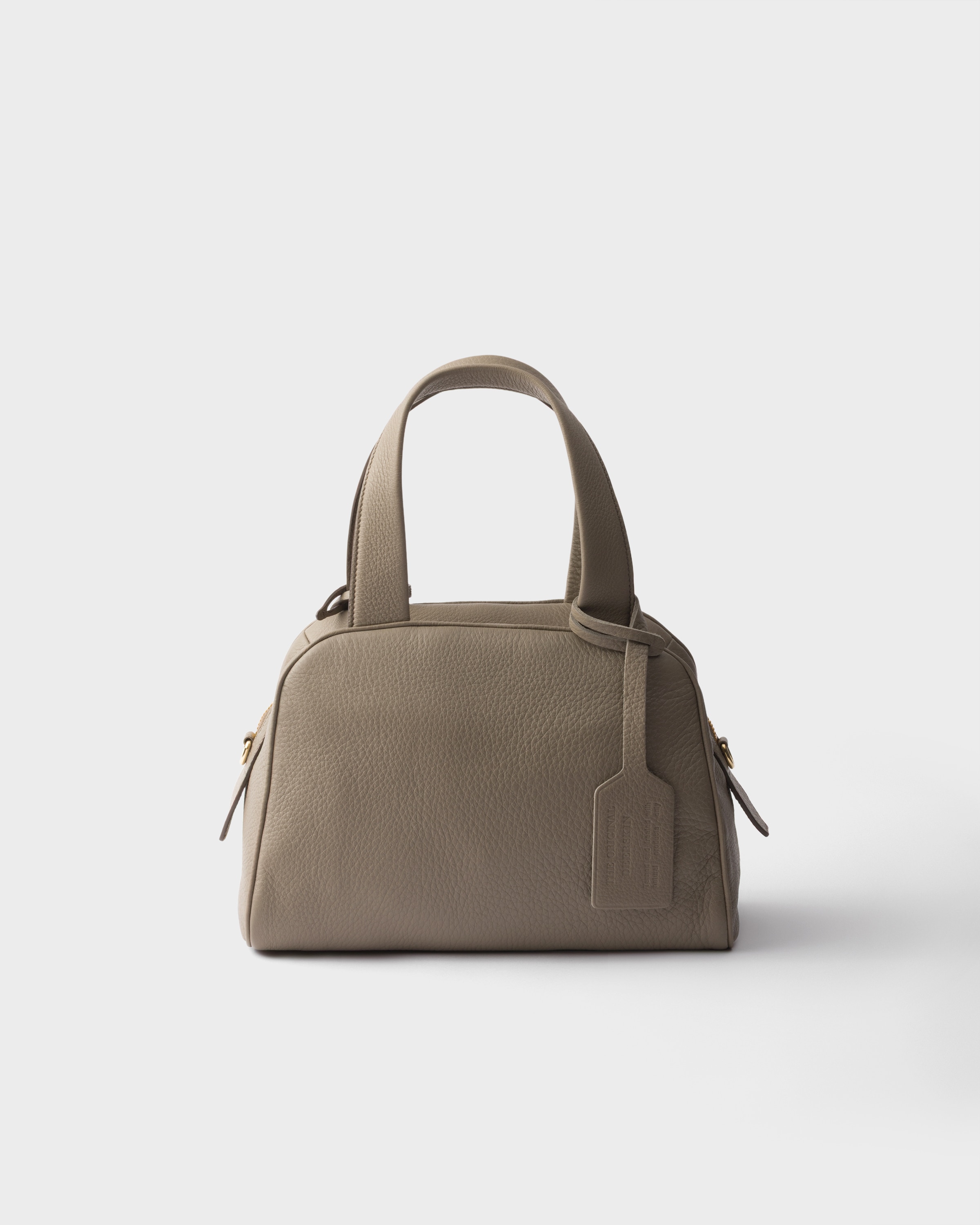PRADA★ミディアム レザー トップハンドルバッグ 国内直営【PRADA】ミディアム レザー ハンドバッグ (PRADA