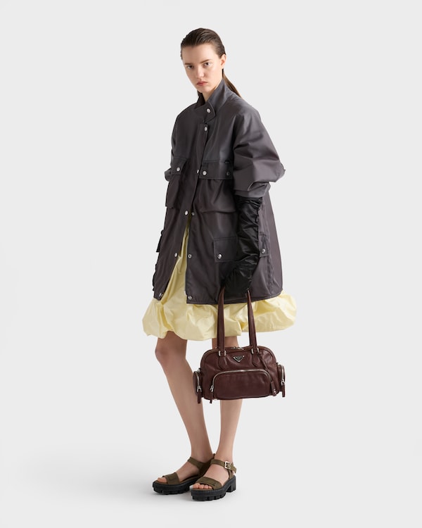 미디엄 가죽 탑 핸들 백 - 코코아 브라운 미디엄 가죽 탑 핸들 백 - 코코아 브라운