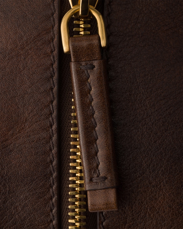 Prada Carry antiqued leather top-handle mini-bag - Cocoa Brown Prada Carry antiqued leather top-handle mini-bag - Cocoa Brown