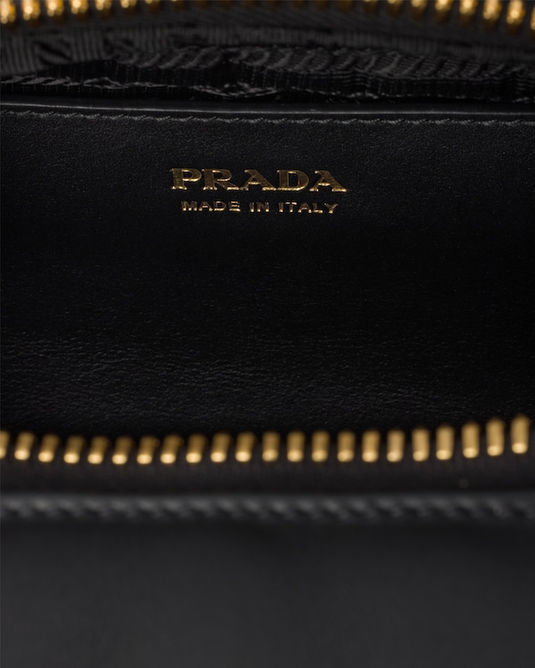 Medium leather top-handle bag - Black Medium leather top-handle bag - Black