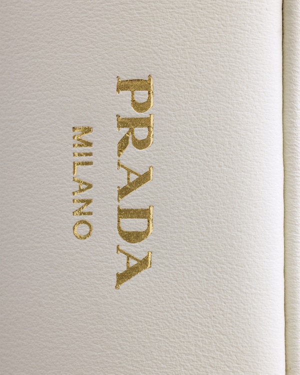 Medium leather top-handle bag - White Medium leather top-handle bag - White