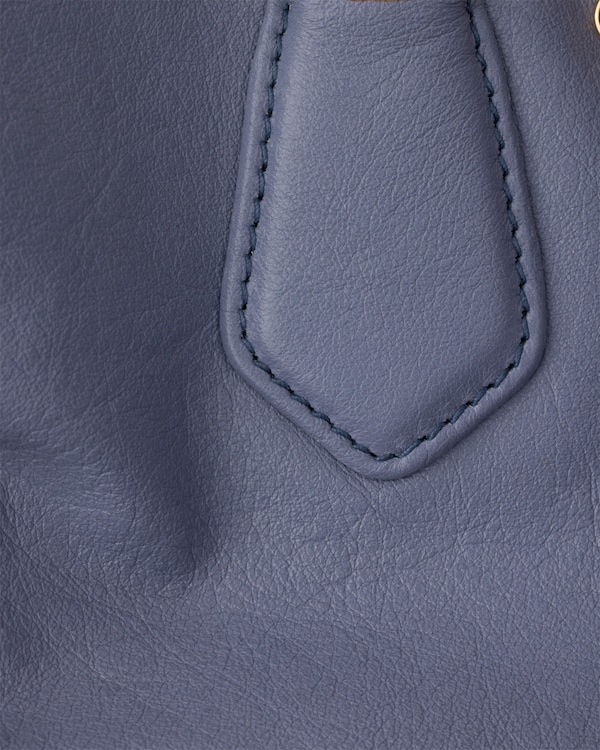 Petit sac à main en cuir - Bleu Aviation Petit sac à main en cuir - Bleu Aviation