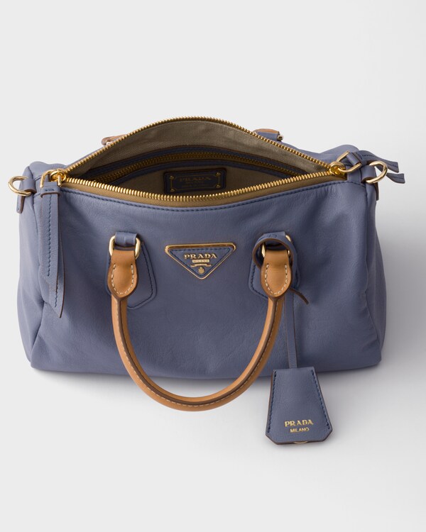 Petit sac à main en cuir - Bleu Aviation Petit sac à main en cuir - Bleu Aviation