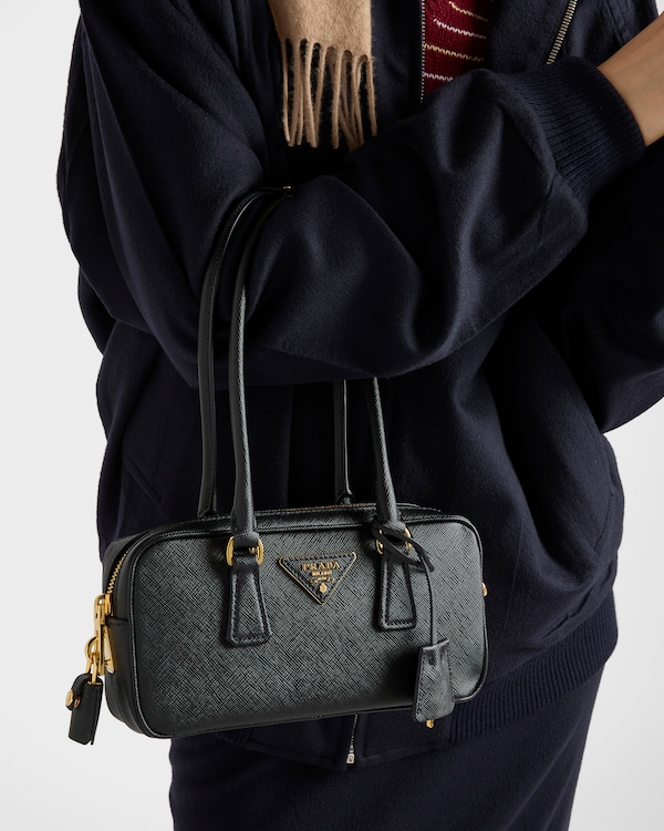 Bauletto mini in Saffiano - Nero Bauletto mini in Saffiano - Nero