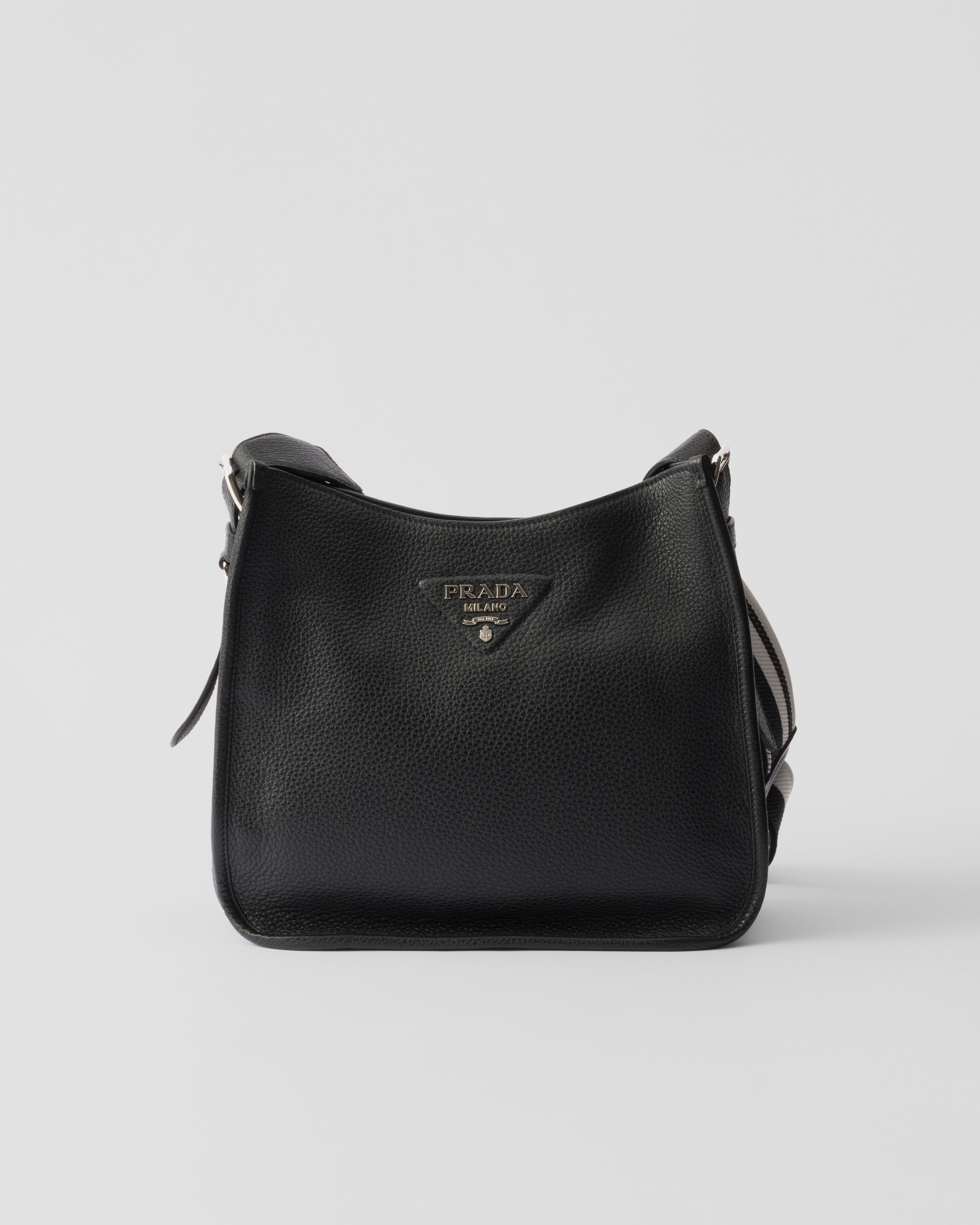 Prada leather hobo bag clearance