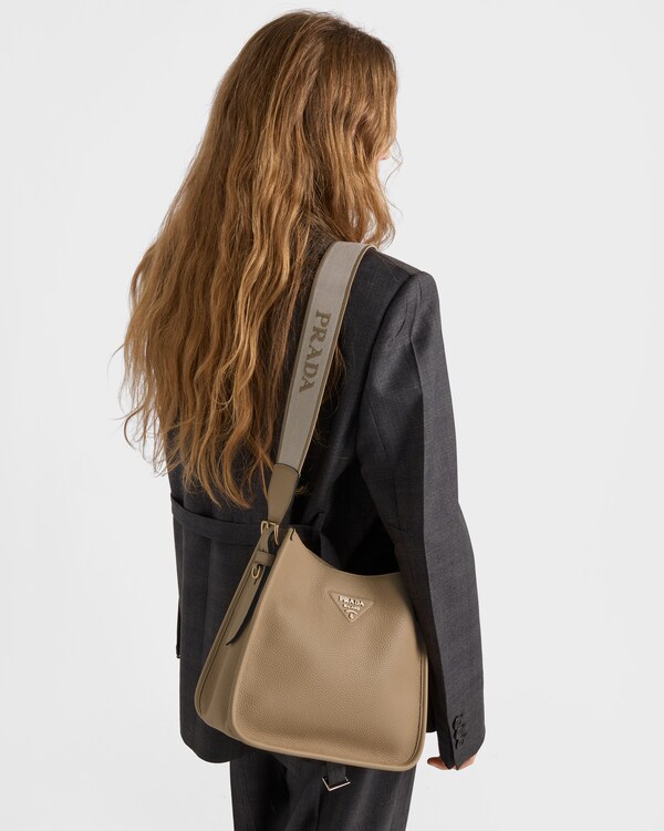 Sacca medium in pelle - Sabbia Sacca medium in pelle - Sabbia