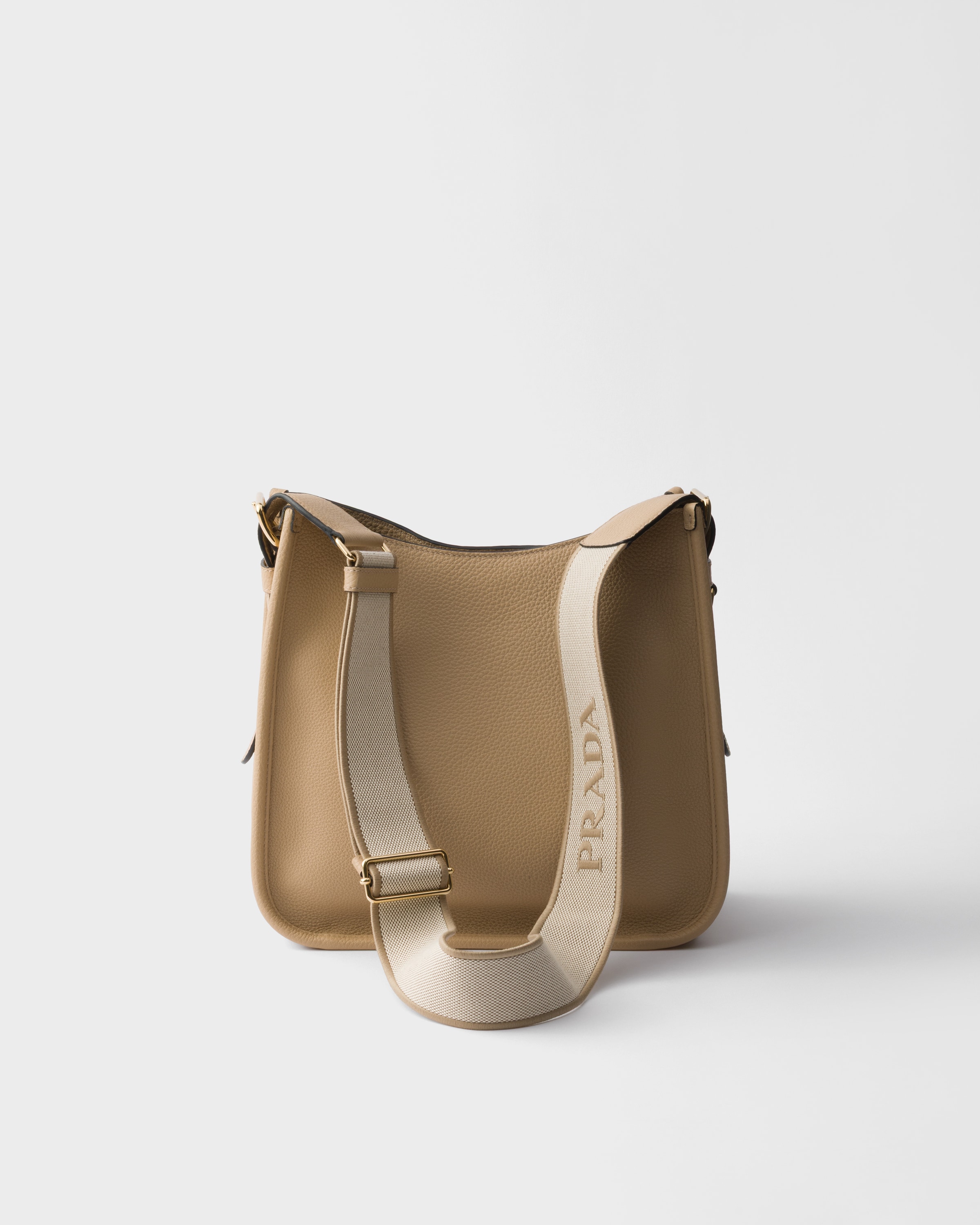 Beige Sable Medium Leather Bag | PRADA