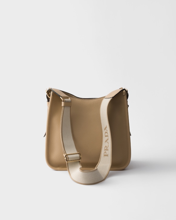 Medium leather bag - Beige Sable Medium leather bag - Beige Sable