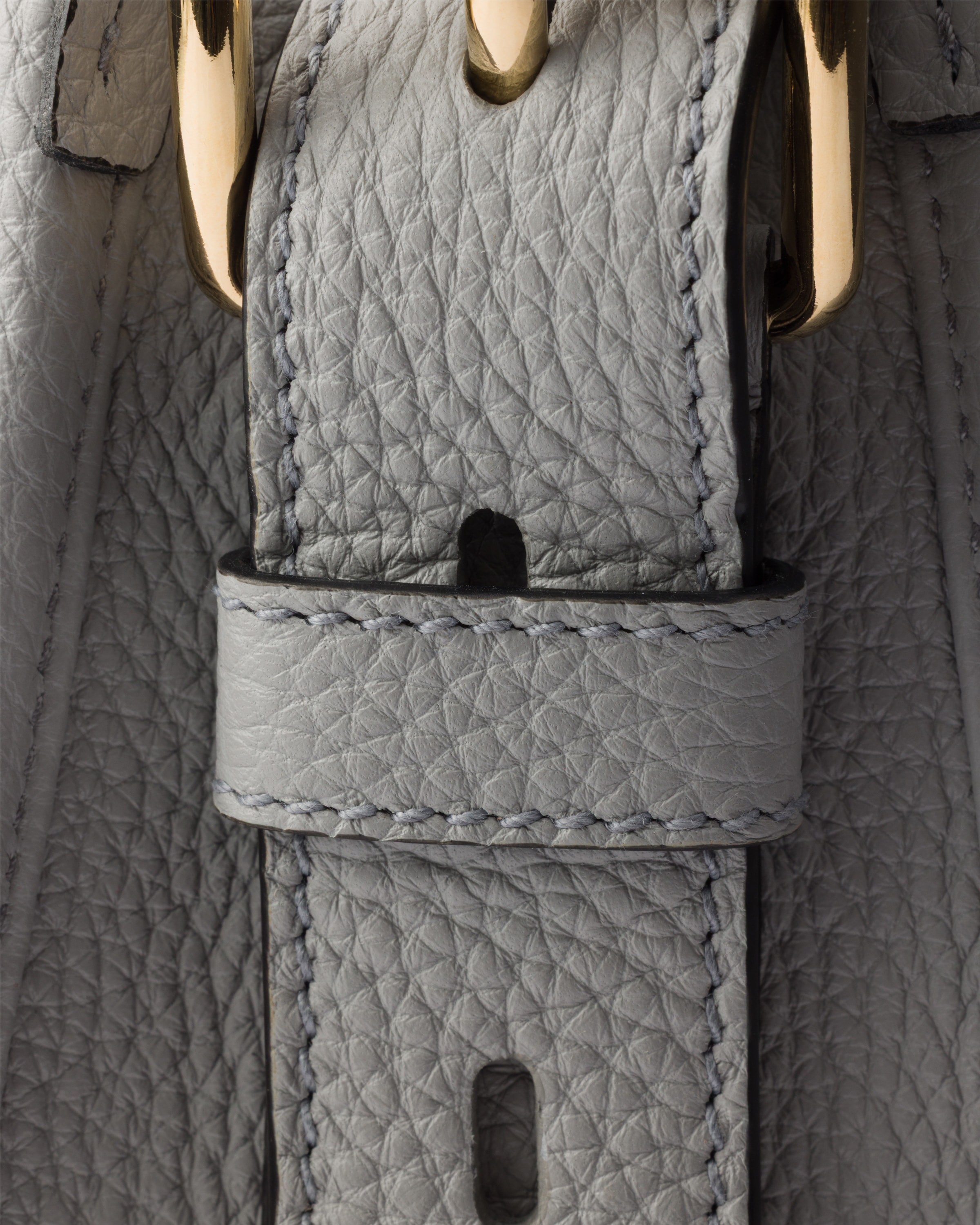 Granite Gray Medium Leather Bag | PRADA