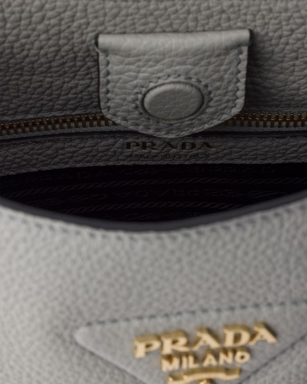 Medium leather bag - Granite Gray Medium leather bag - Granite Gray