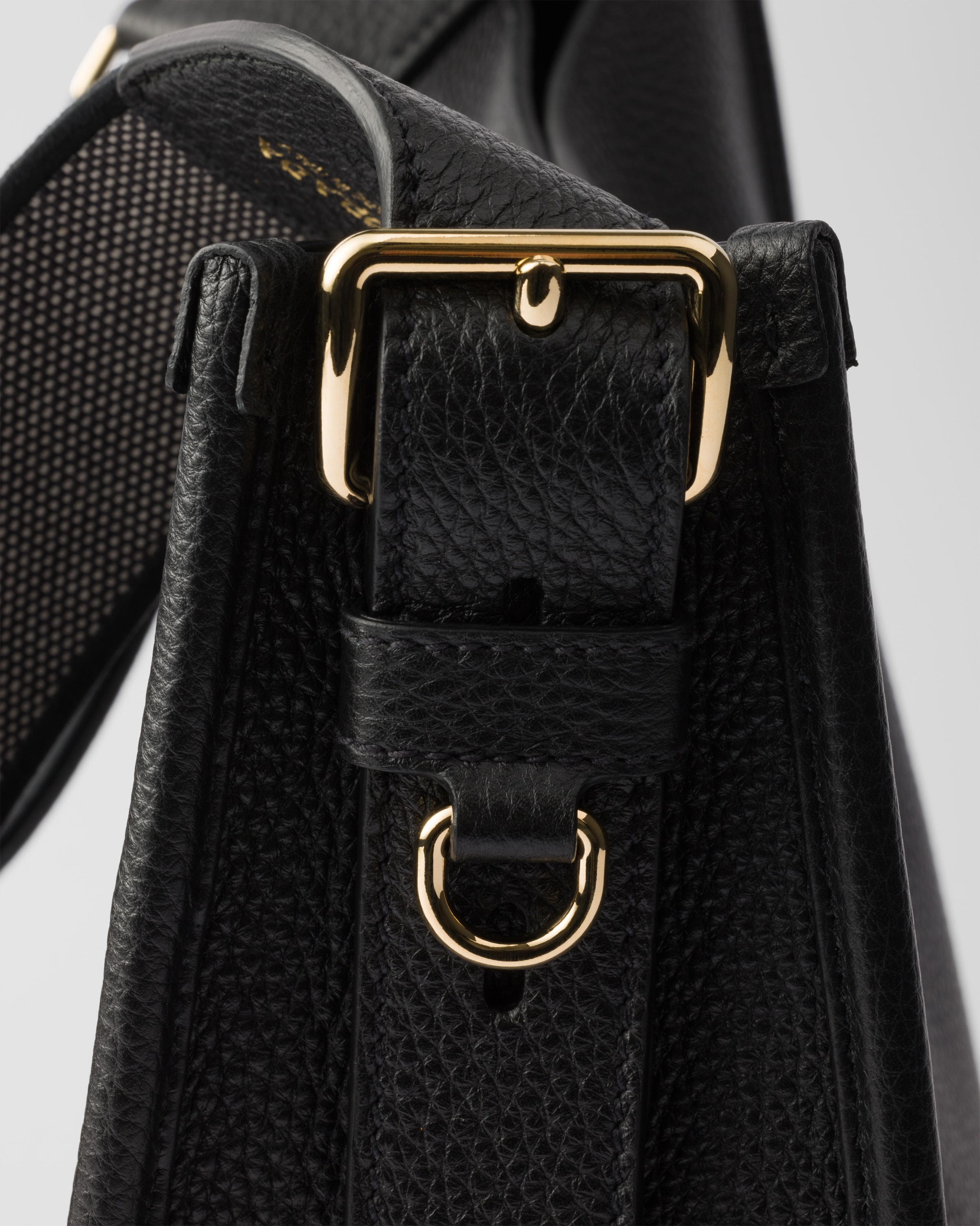 Black Medium Leather Bag | PRADA
