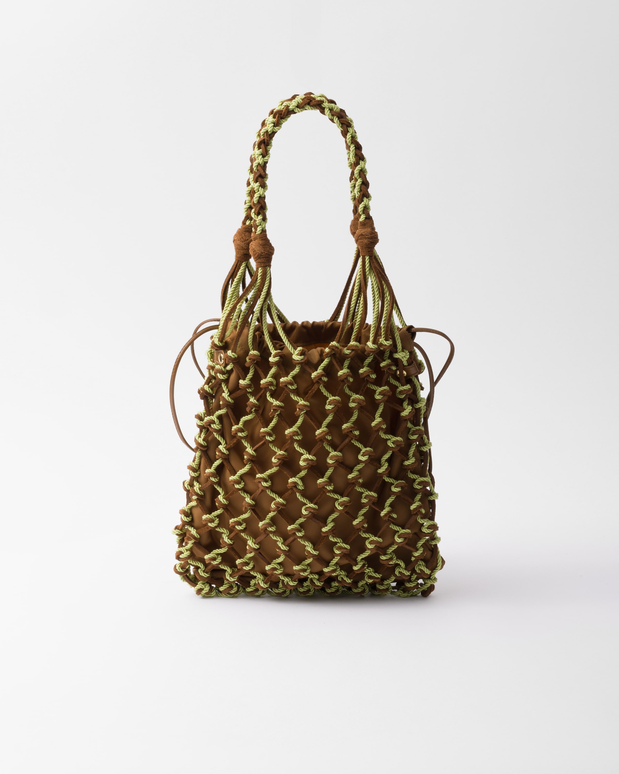 Prada Small Macramé Tote Bag