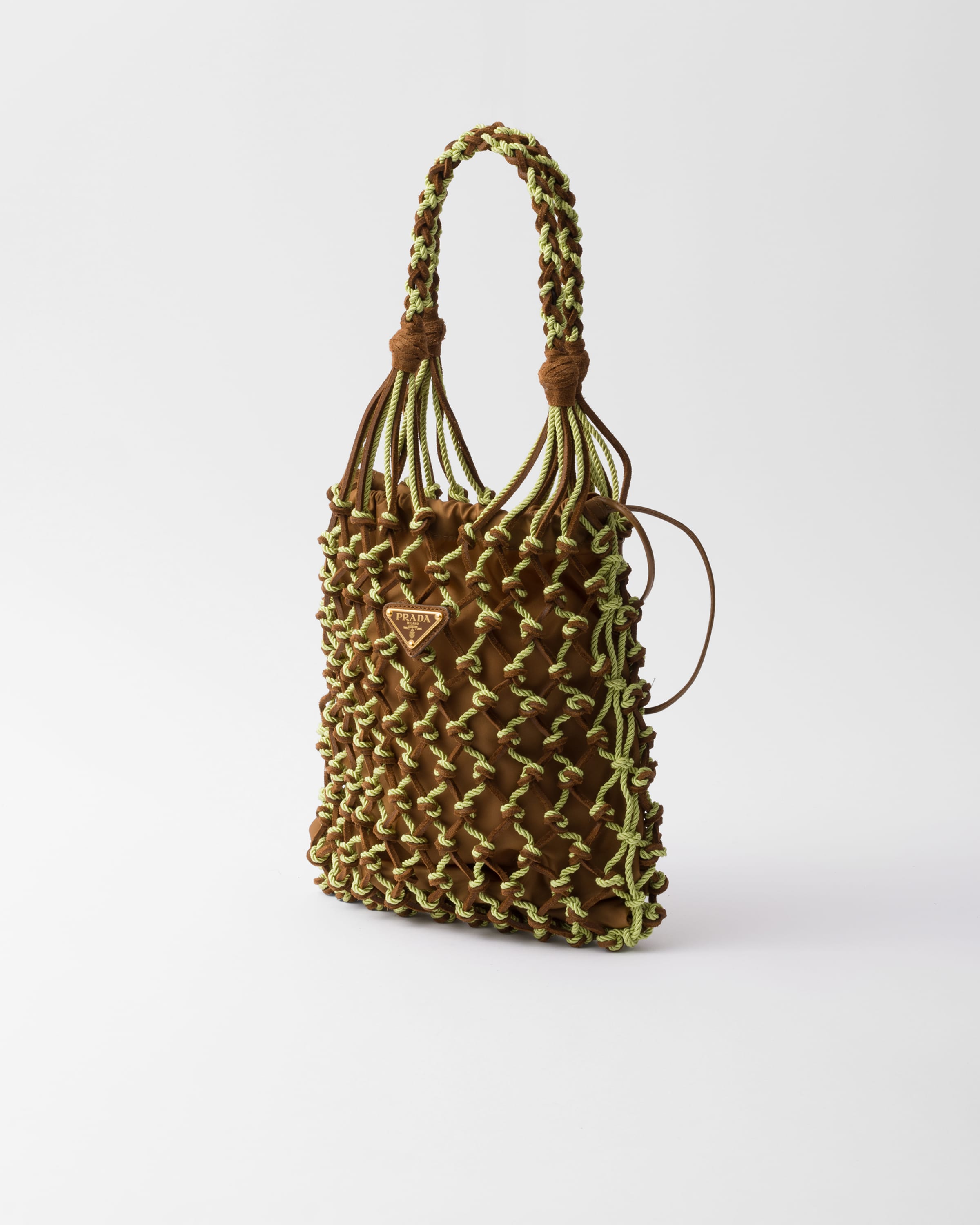 Prada Small Macramé Tote Bag