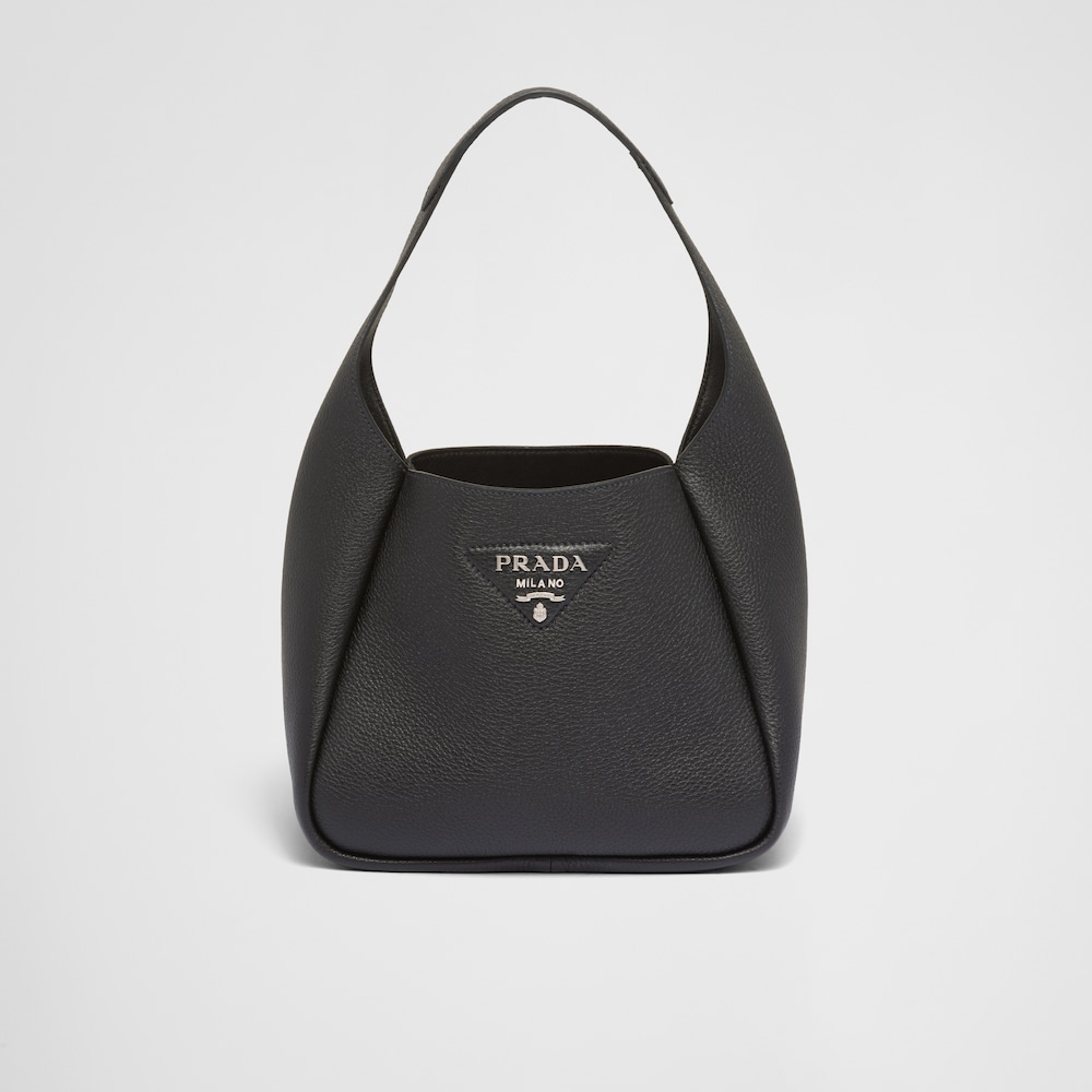 Tochi boom Diakritisch Klooster Black Leather handbag | Prada