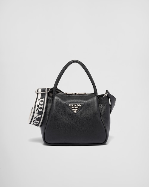 Black Small leather handbag | Prada