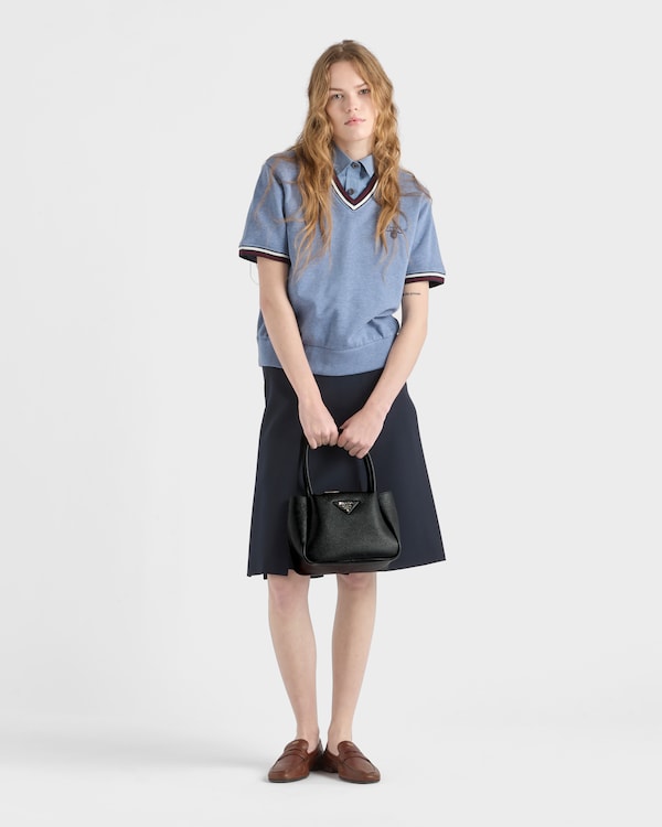 Small leather handbag - Black Small leather handbag - Black