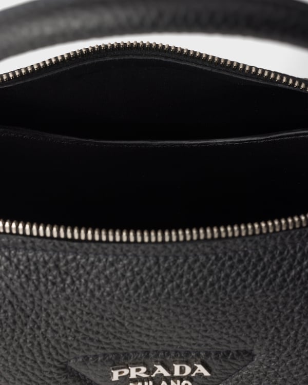 Small leather handbag - Black Small leather handbag - Black