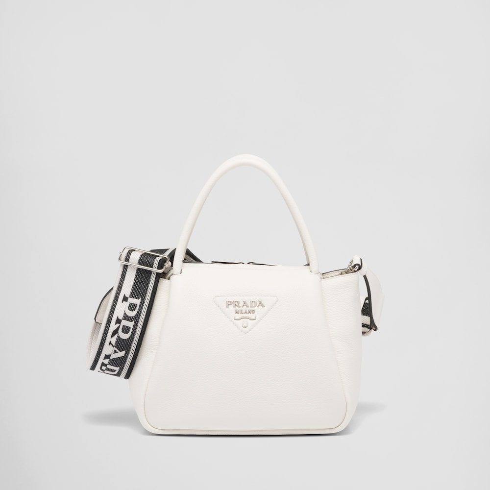 Bolso de piel pequeño Blanco | Prada Bolso de piel pequeño Blanco | Prada