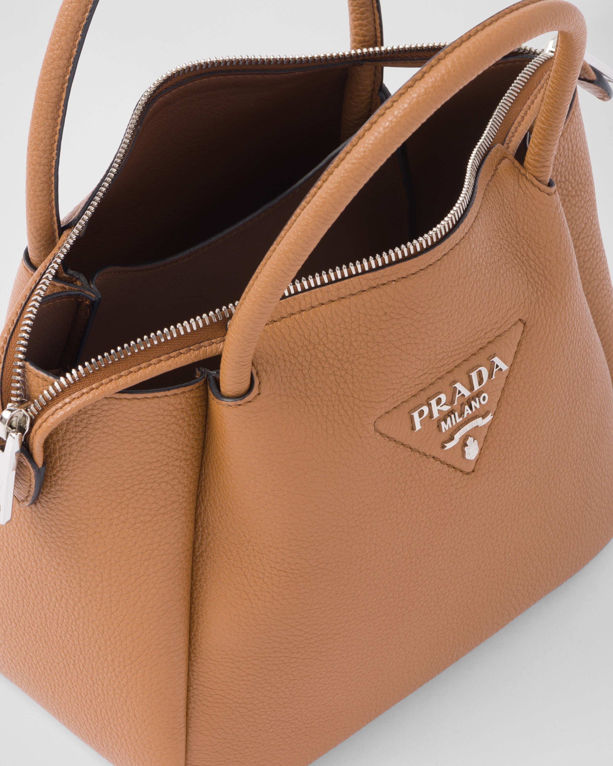 Prada caramel bag new arrivals
