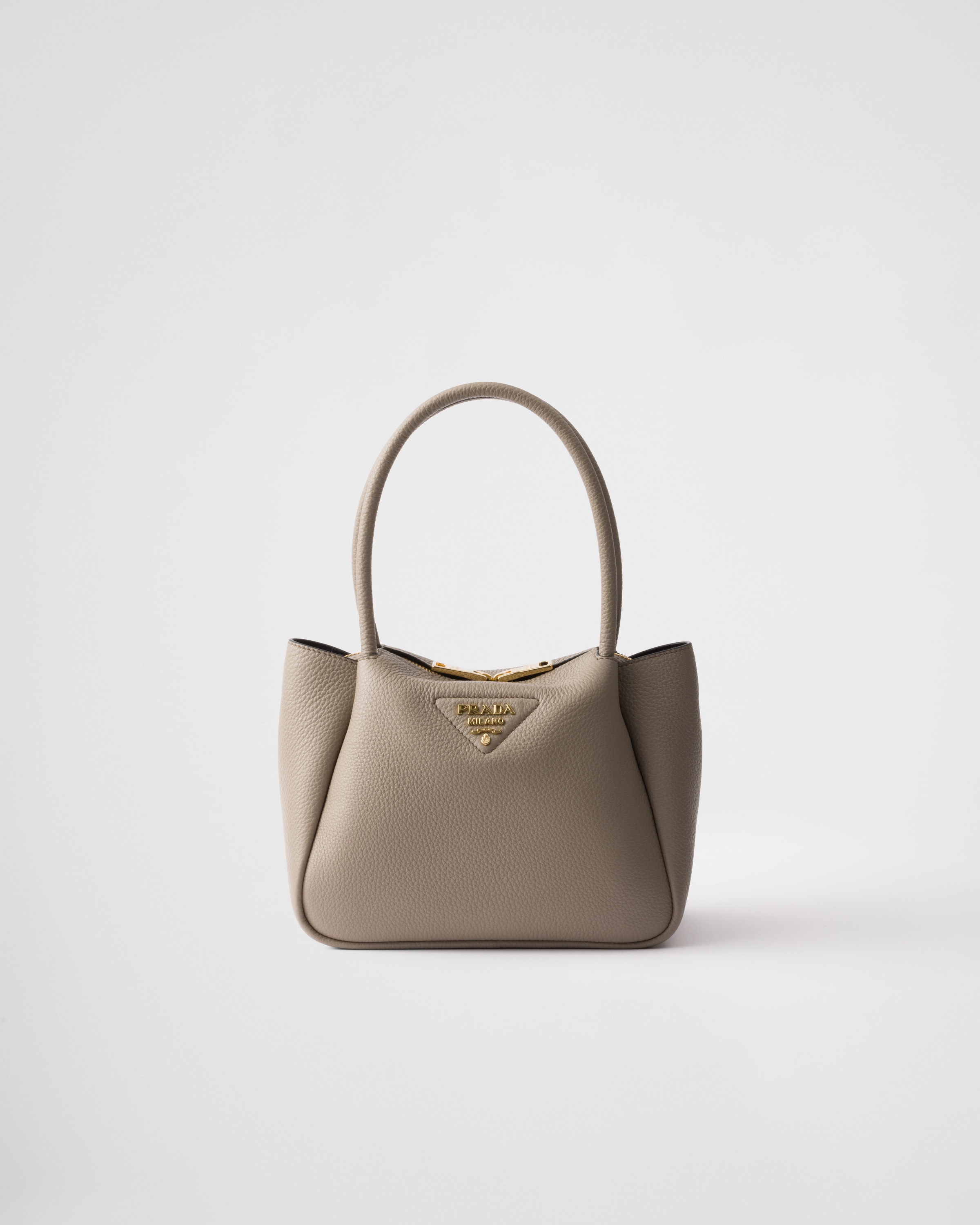 ライトグレー スモール レザー バッグ | PRADA