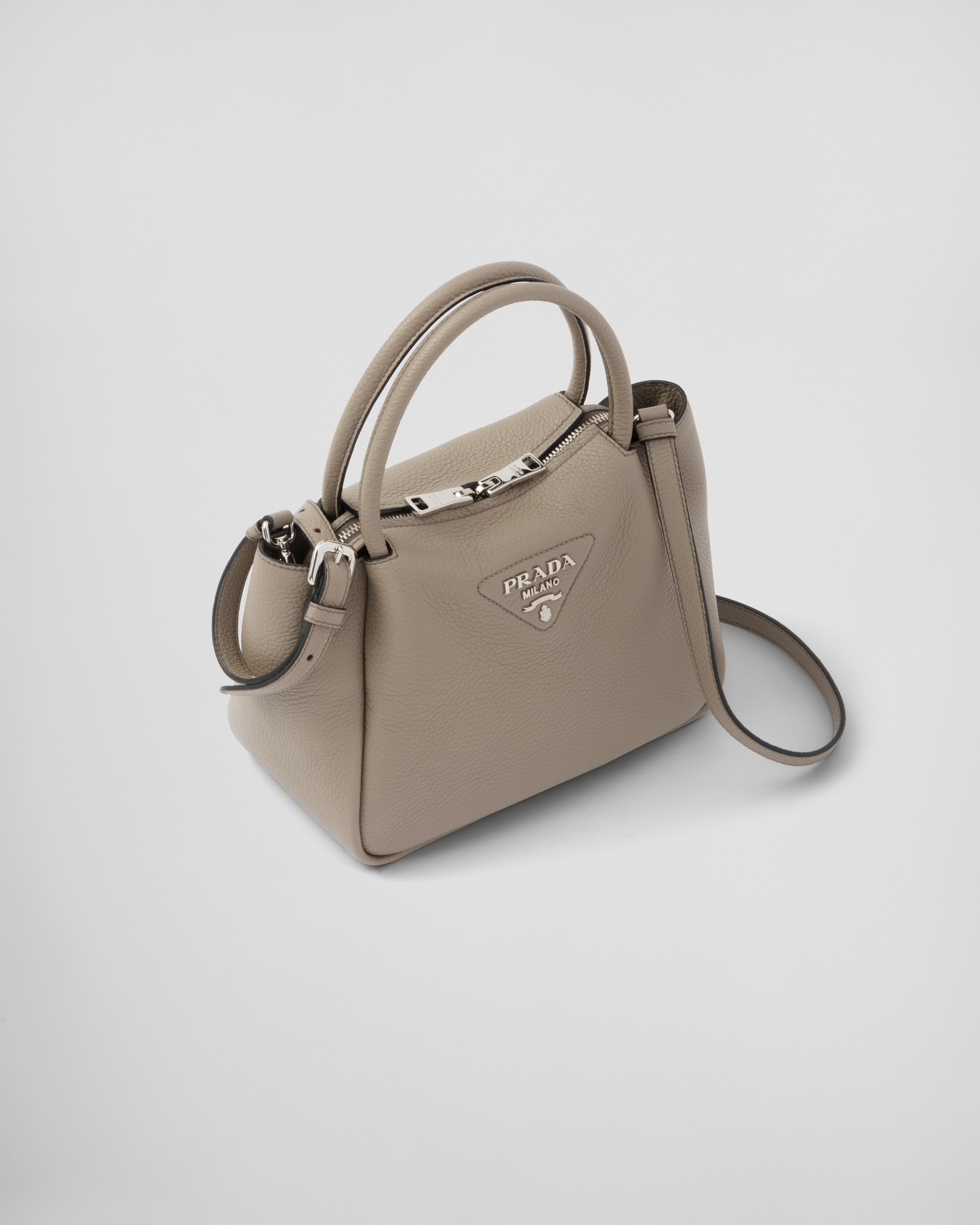 Prada grey handbag clearance