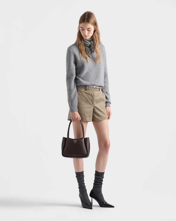 Prada Liaison small leather handbag - Dark Brown Prada Liaison small leather handbag - Dark Brown