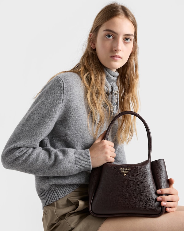 Prada Liaison small leather handbag - Dark Brown Prada Liaison small leather handbag - Dark Brown