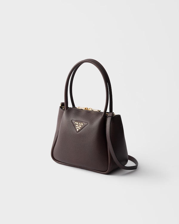 Prada Liaison small leather handbag - Dark Brown Prada Liaison small leather handbag - Dark Brown