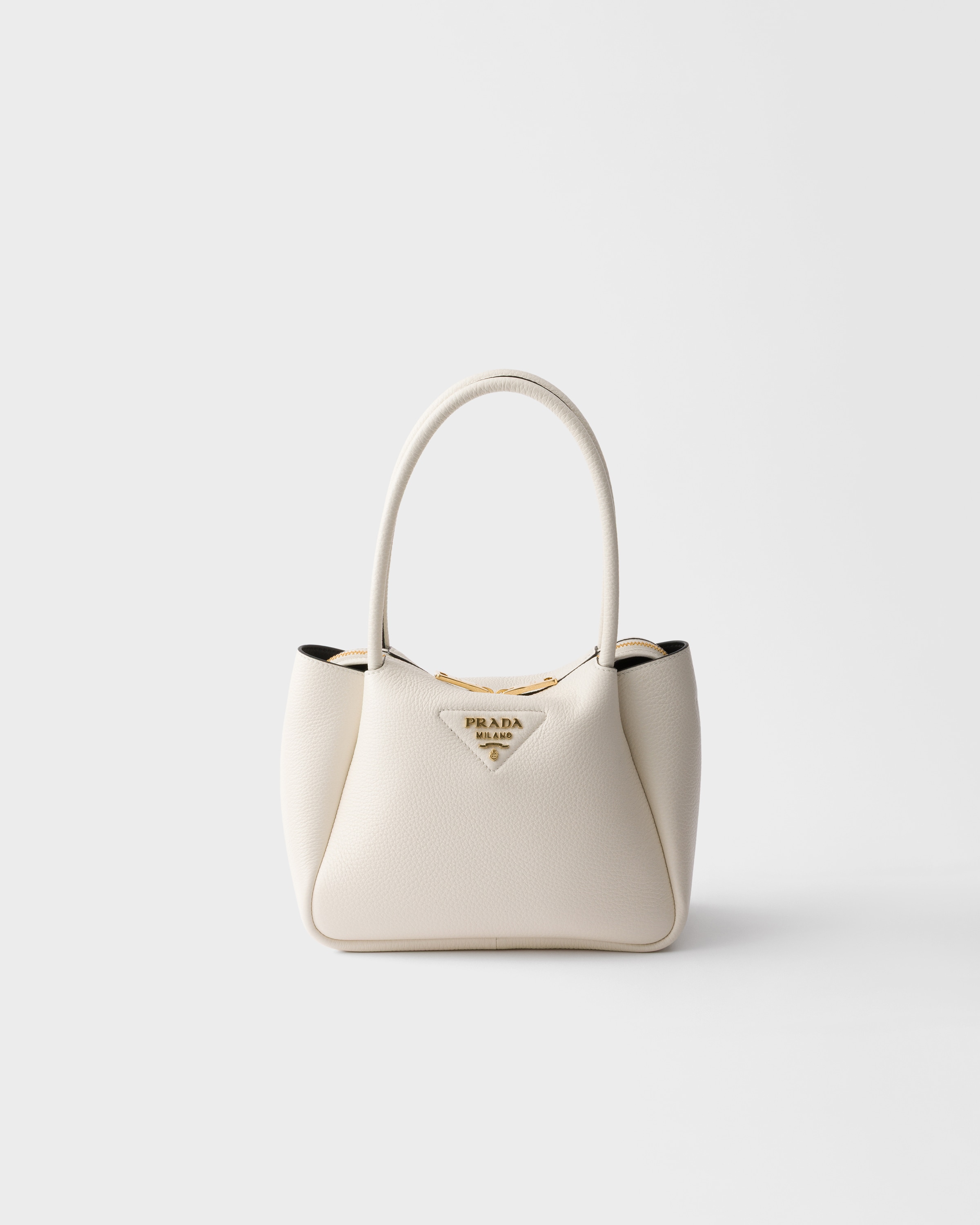 ホワイト プラダ リエゾン スモール レザー ハンドバッグ | PRADA - 日本