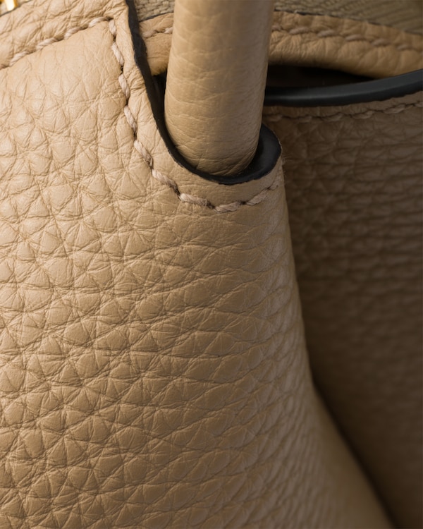 Small leather handbag - Sand Beige Small leather handbag - Sand Beige