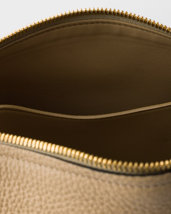 Small leather handbag - Sand Beige Small leather handbag - Sand Beige