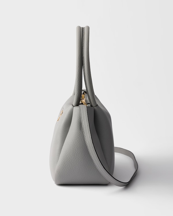 Small leather handbag - Granite Gray Small leather handbag - Granite Gray
