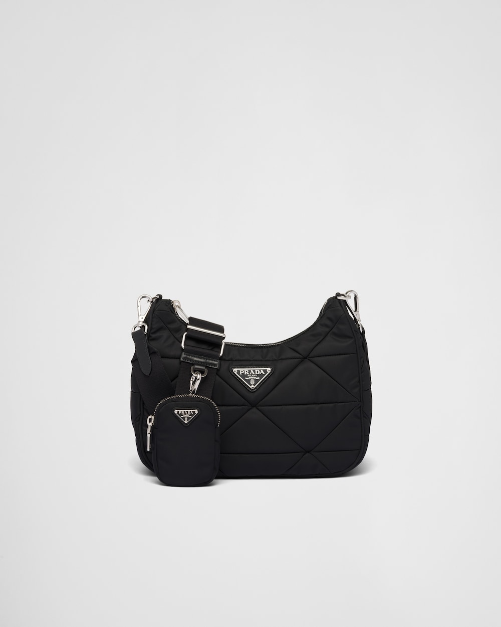 Padded Re Nylon Shoulder Bag