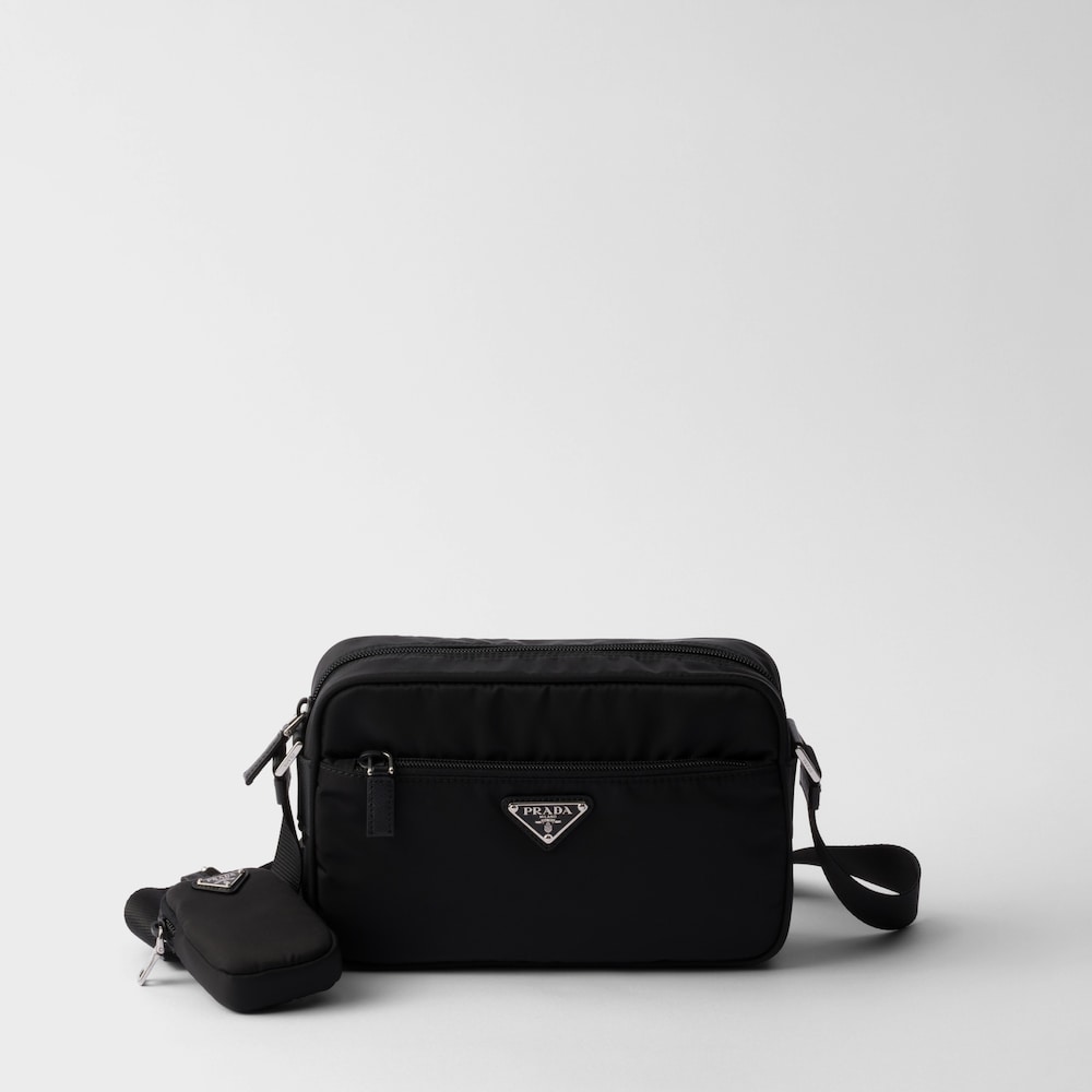 Black Re-Nylon shoulder bag | Prada Black Re-Nylon shoulder bag | Prada