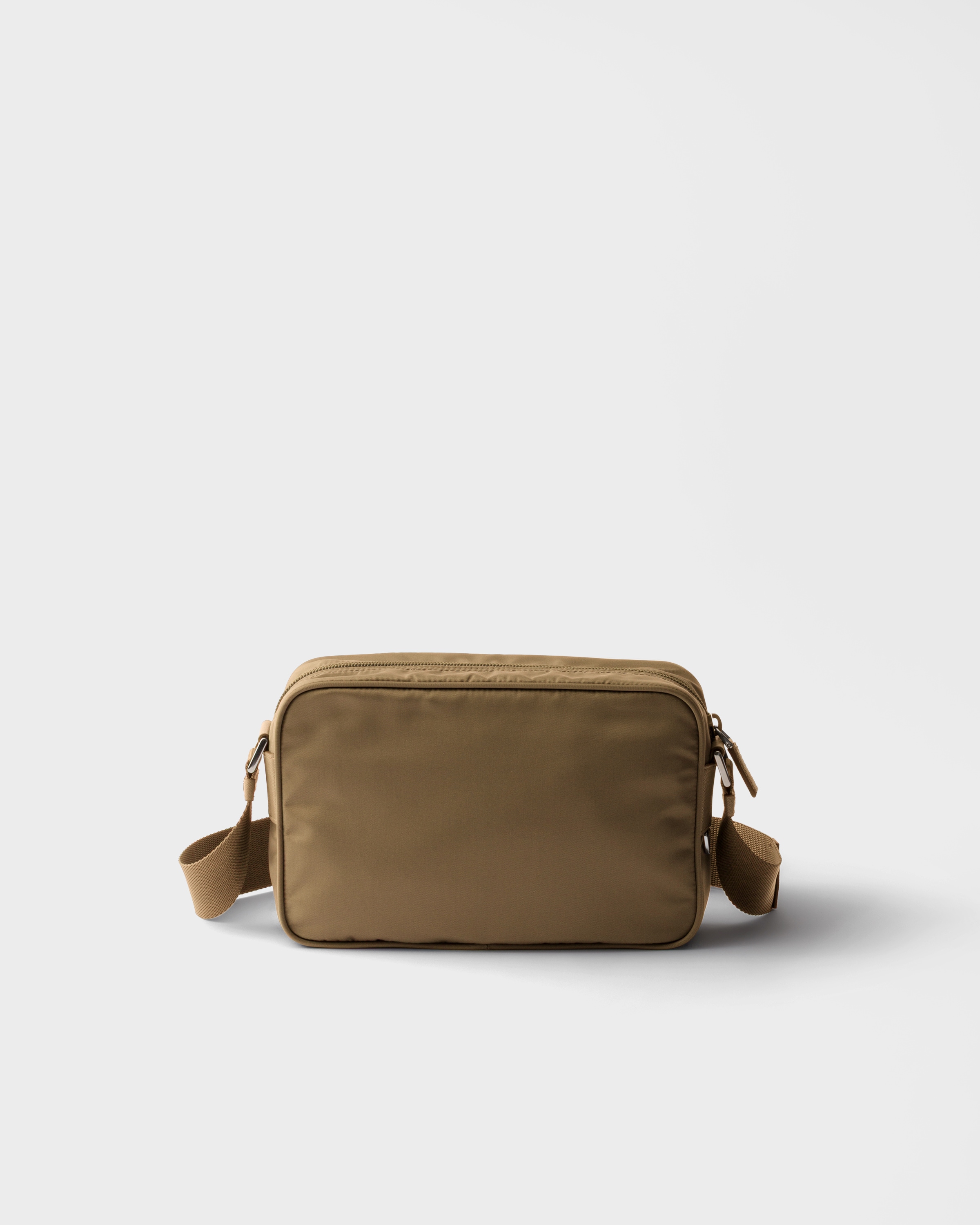 Borsa A Tracolla In Re-nylon Cammello | PRADA