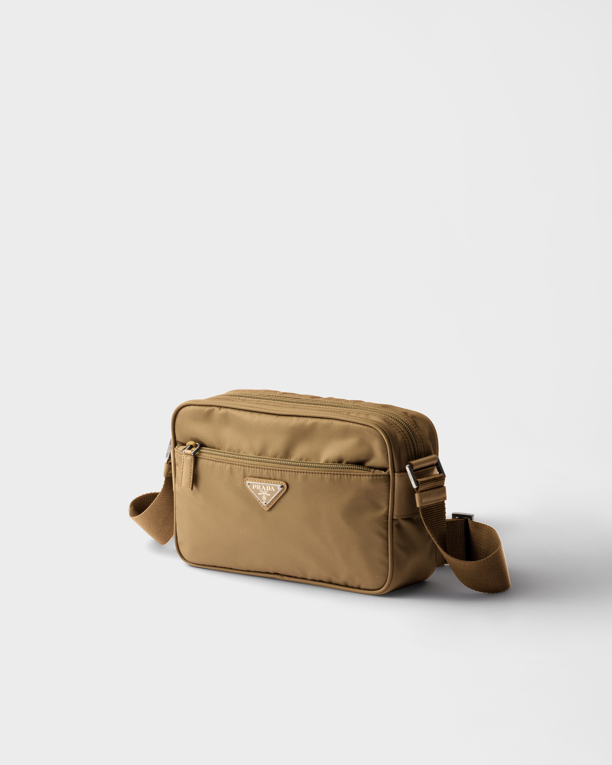 Camel Brown Re-nylon Shoulder Bag | PRADA