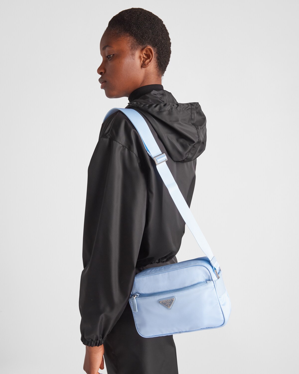PRA HOBO 22 BAG IN CERULEAN BLUE RE-NYLON
