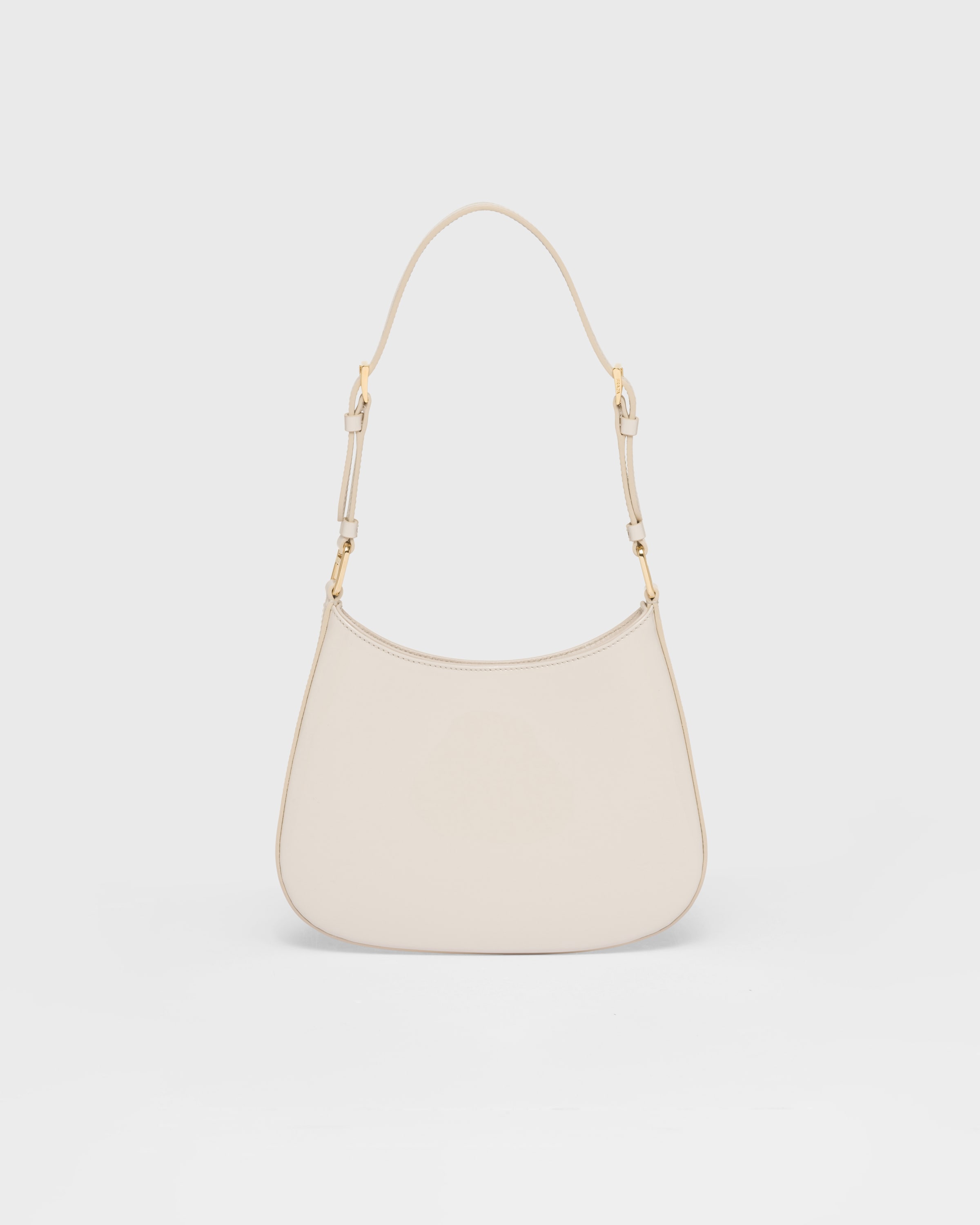 Ivory Prada Cleo Patent Leather Bag PRADA