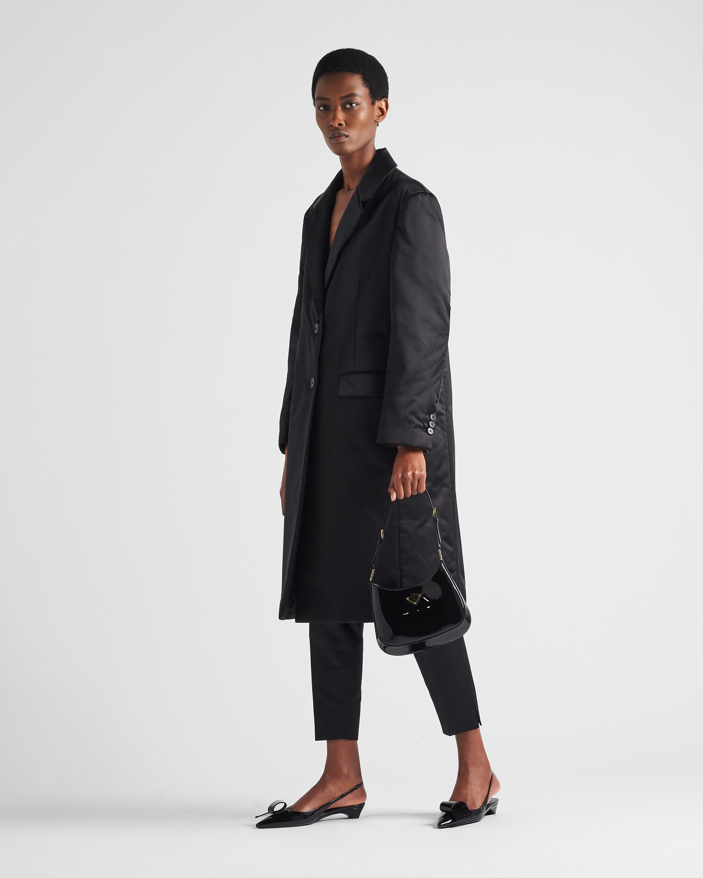 Black Prada Cleo patent leather bag | PRADA
